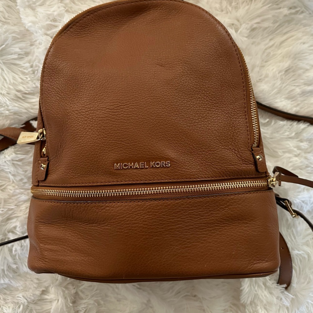 Brown Michael Kors backpack